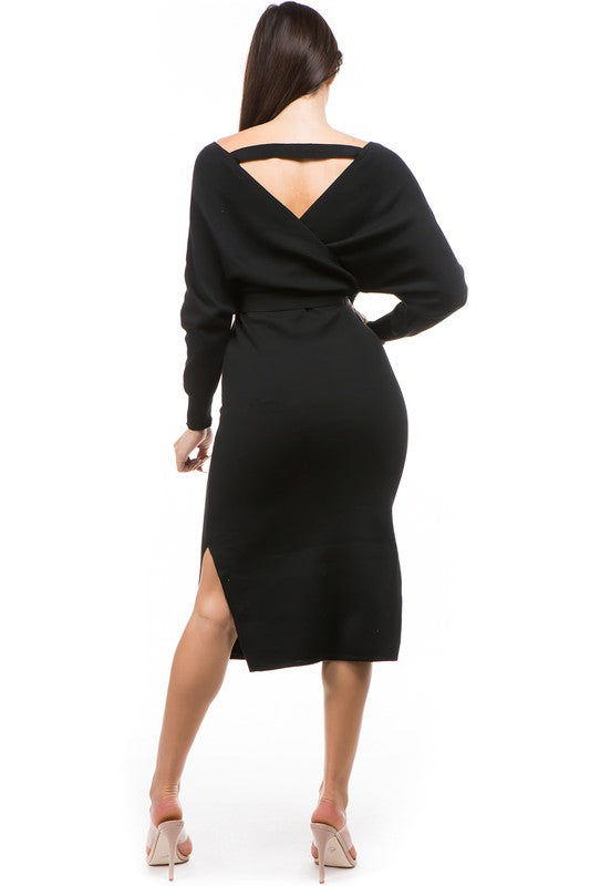WOMEN FASHION KNITWEAR DRESS - Pure Serenity DBA