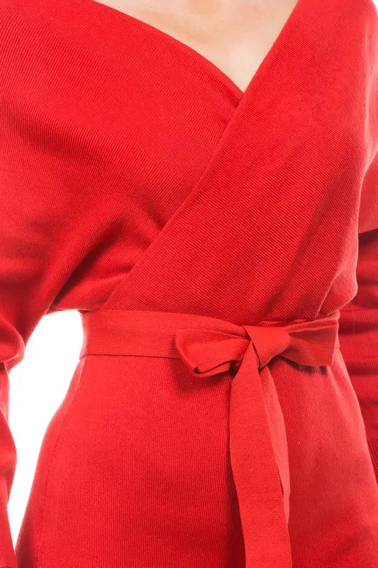 WOMEN FASHION KNITWEAR DRESS By Claude