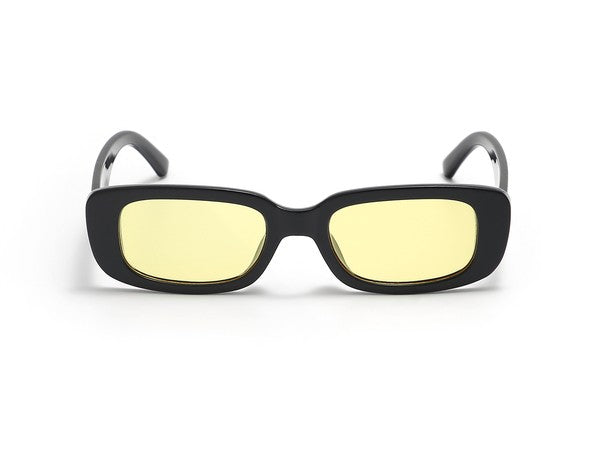 Retro Vintage Slim Rectangle Fashion Sunglasses - Pure Serenity DBA