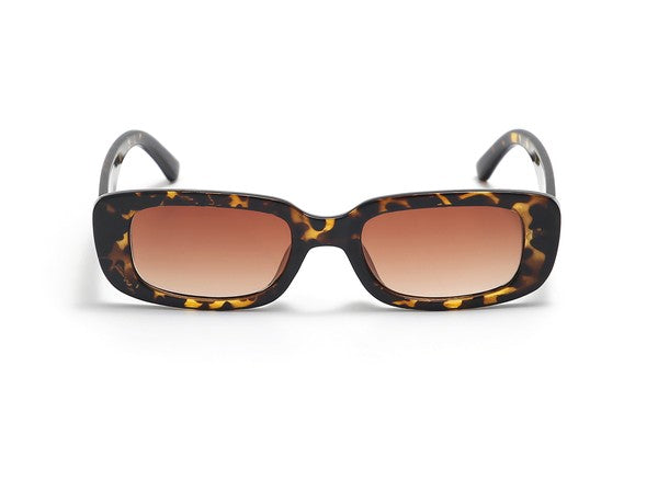 Retro Vintage Slim Rectangle Fashion Sunglasses - Pure Serenity DBA