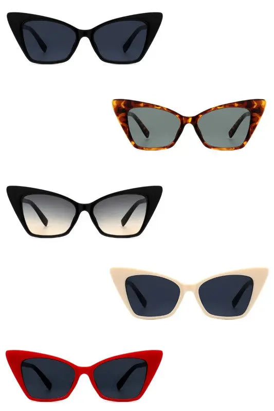 Retro Square Cat Eye Fashion Sunglasses Cramilo Eyewear