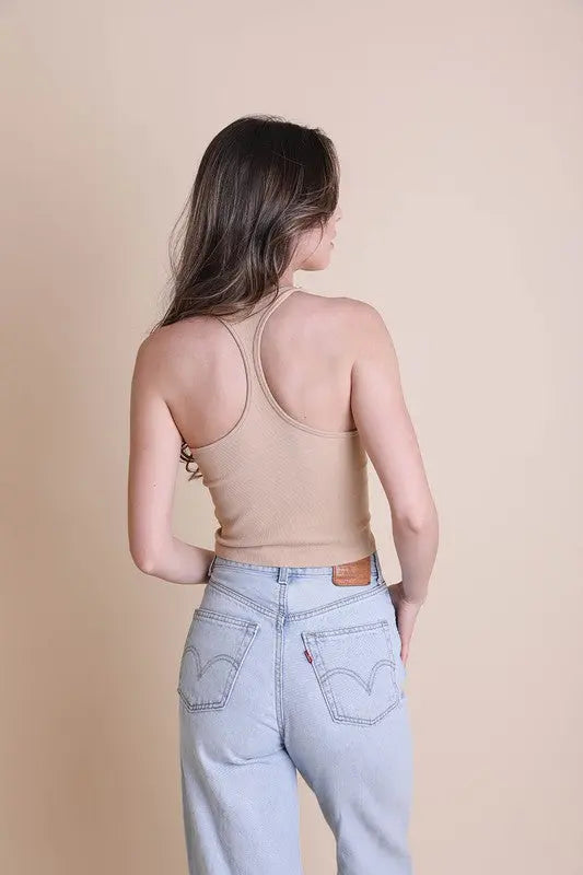 High Neck Racerback Brami Top Leto Accessories