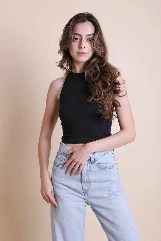 High Neck Racerback Brami Top Leto Accessories