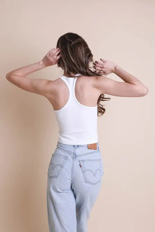 High Neck Racerback Brami Top Leto Accessories