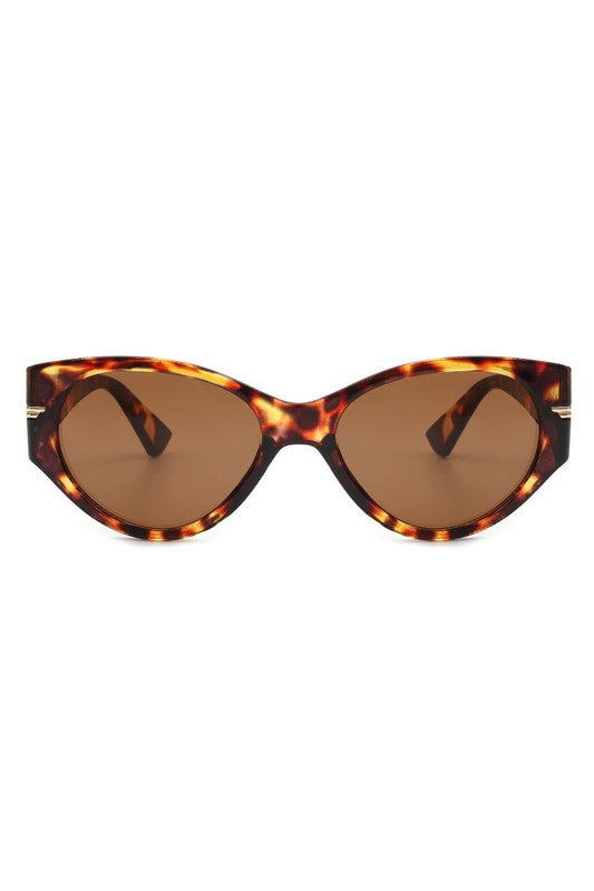 Round Retro Cat Eye Fashion Sunglasses - Pure Serenity DBA