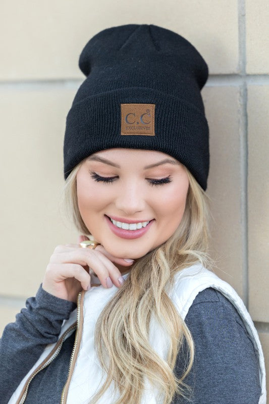 CC Heathered Boyfriend Beanie - Pure Serenity DBA