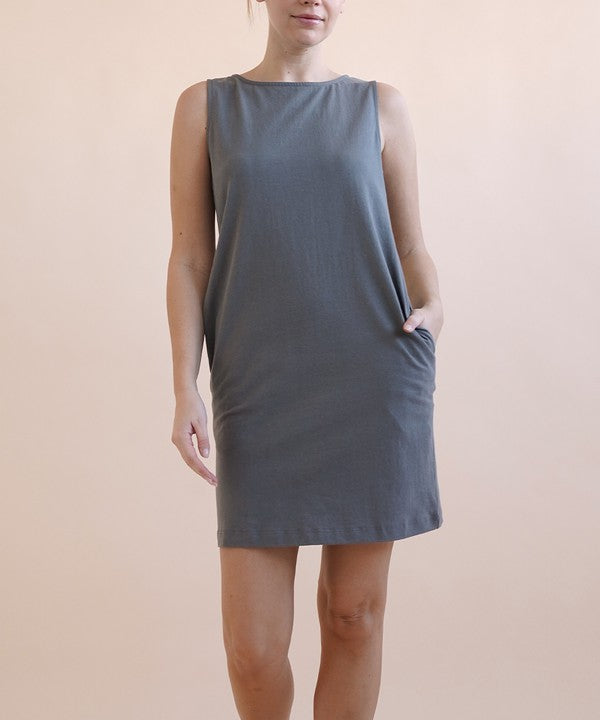 SLEEVESS COTTON DRESS - Pure Serenity DBA