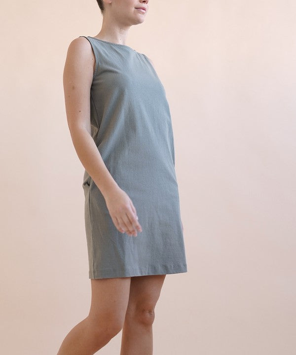 SLEEVESS COTTON DRESS - Pure Serenity DBA