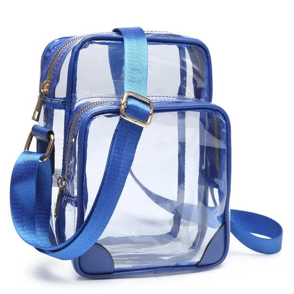See Thru Multi Compartment Crossbody Bag Fashion World