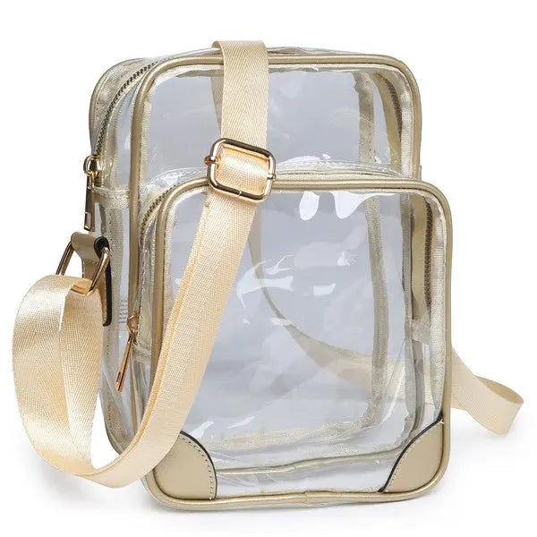 See Thru Multi Compartment Crossbody Bag Fashion World