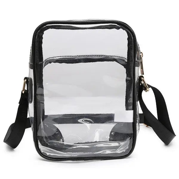 See Thru Multi Compartment Crossbody Bag Fashion World