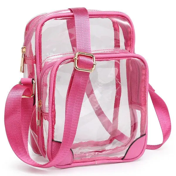 See Thru Multi Compartment Crossbody Bag Fashion World