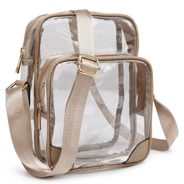 See Thru Multi Compartment Crossbody Bag Fashion World