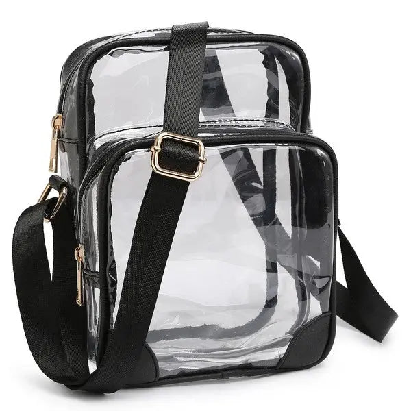 See Thru Multi Compartment Crossbody Bag Fashion World