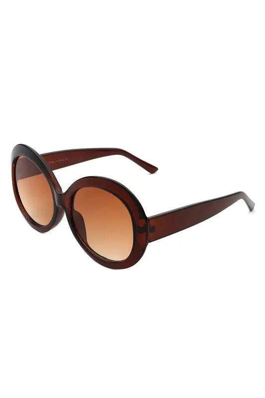 Oversize Circle Fashion Women Round Sunglasses Cramilo Eyewear