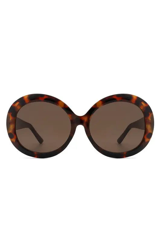Oversize Circle Fashion Women Round Sunglasses Cramilo Eyewear