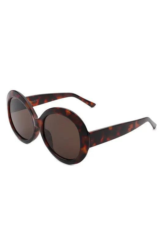 Oversize Circle Fashion Women Round Sunglasses Cramilo Eyewear