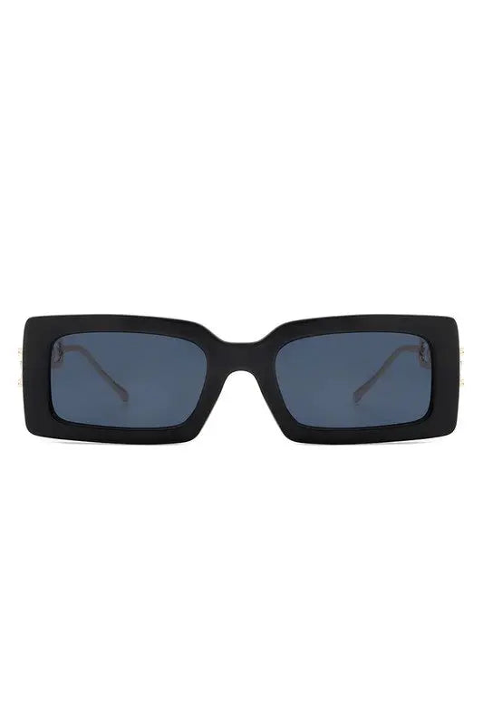 Square Flat Top Chain Link Design Sunglasses Cramilo Eyewear