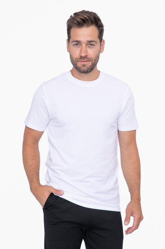 Pima Cotton Blend Short Sleeve Tee - Pure Serenity DBA