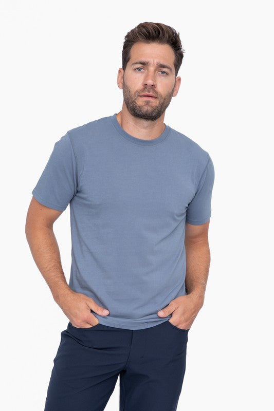 Pima Cotton Blend Short Sleeve Tee - Pure Serenity DBA