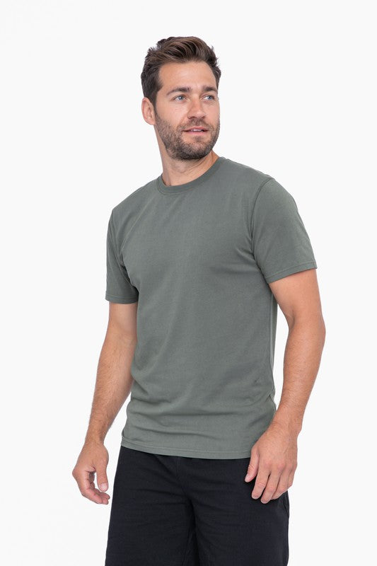 Pima Cotton Blend Short Sleeve Tee - Pure Serenity DBA