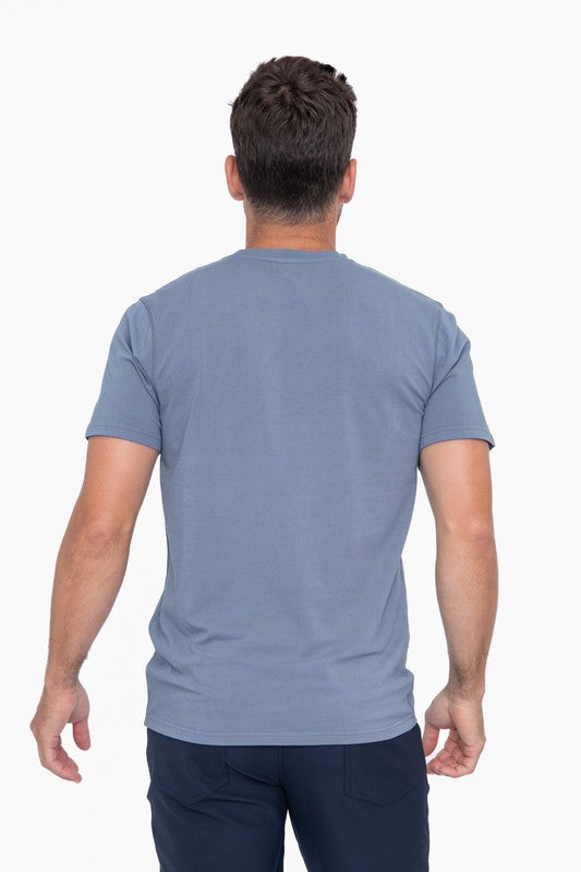 Pima Cotton Blend Short Sleeve Tee - Pure Serenity DBA