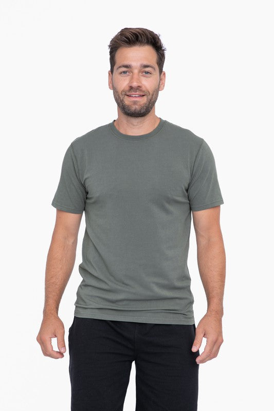 Pima Cotton Blend Short Sleeve Tee - Pure Serenity DBA