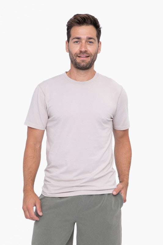 Pima Cotton Blend Short Sleeve Tee - Pure Serenity DBA