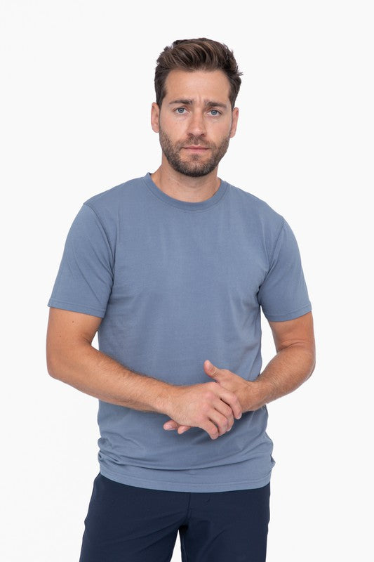 Pima Cotton Blend Short Sleeve Tee - Pure Serenity DBA