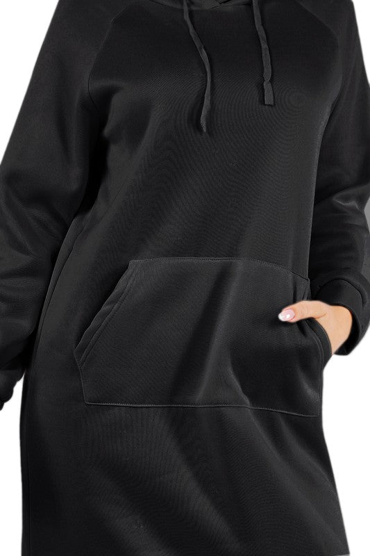 WOMEN FASHION LONG MAXI HOODIE DRESS - Pure Serenity DBA