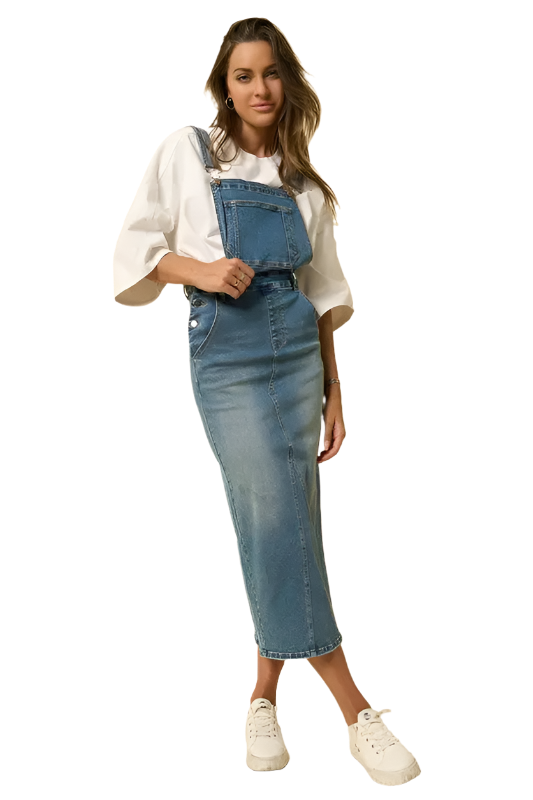 OVERALL LONG SKIRT - Pure Serenity DBA