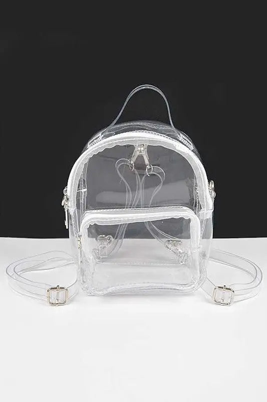 Transparent Cleared Stadium Small Backpack LA Jewelry Plaza