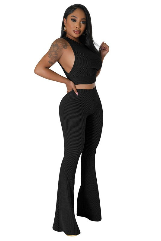 FASHION WOMEN TWO PIECE PANTS SET - Pure Serenity DBA