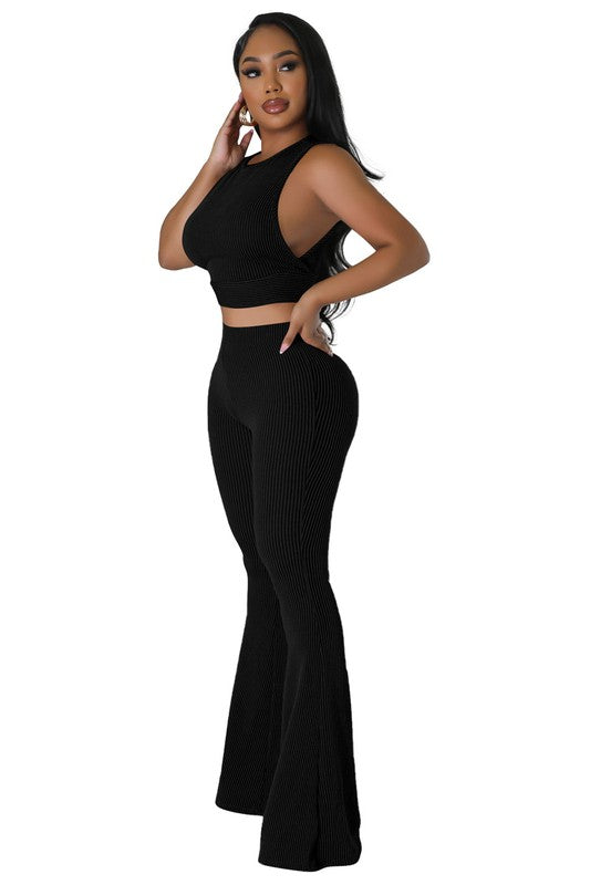 FASHION WOMEN TWO PIECE PANTS SET - Pure Serenity DBA
