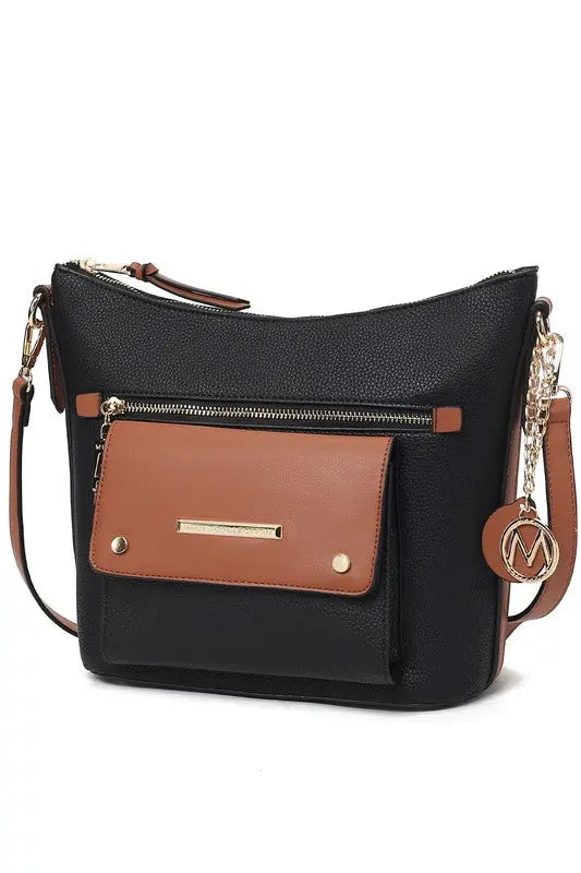 MKF Collection Bag Serenity Color Block Crossbody - Pure Serenity DBA