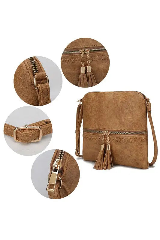 MKF Collection Corina Crossbody by Mia K. - Pure Serenity DBA