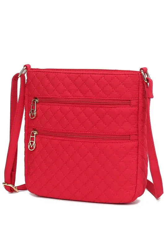 MKF Collection Lainey Quilted Cotton Crossbody Bag MKF Collection by Mia K
