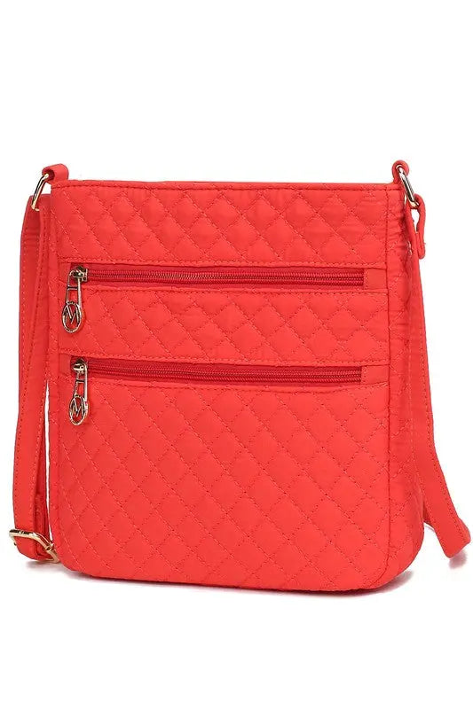MKF Collection Lainey Quilted Cotton Crossbody Bag MKF Collection by Mia K