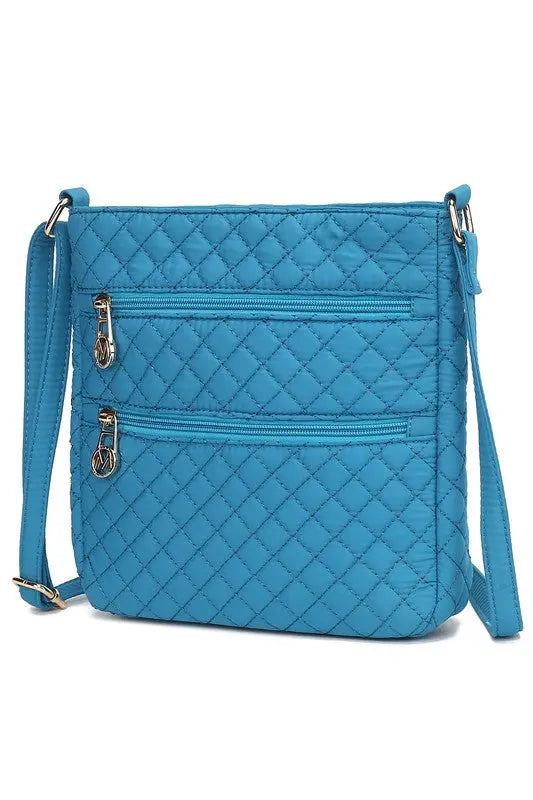MKF Collection Lainey Quilted Cotton Crossbody Bag MKF Collection by Mia K