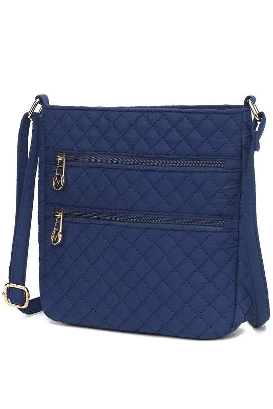 MKF Collection Lainey Quilted Cotton Crossbody Bag MKF Collection by Mia K
