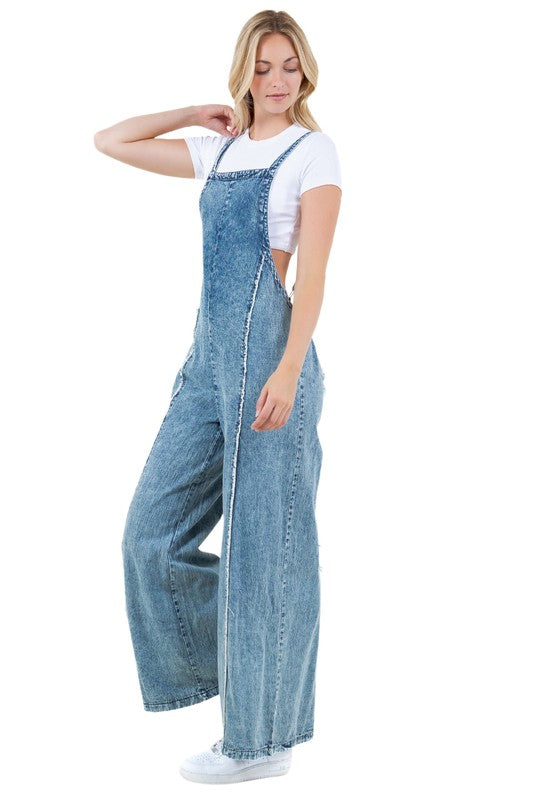 WOMEN FASHION DENIM JUMPSUIT - Pure Serenity DBA