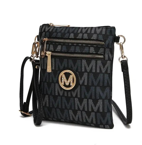 MKF Gaia Milan M Signature Crossbody by Mia K MKF Collection by Mia K