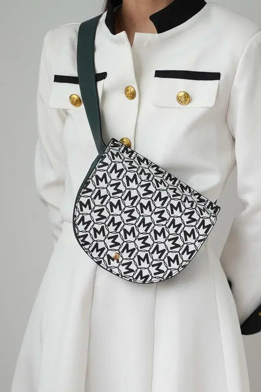 MKF Daksha Half Moon Belt Waist Bag by Mia K MKF Collection by Mia K