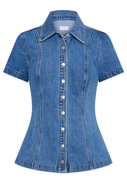WOMEN FASHION DENIM TWO PIECE SET - Pure Serenity DBA