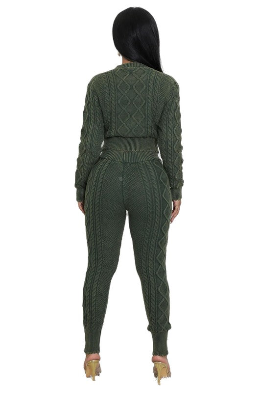 WOMEN FASHION 2PCS SWEATER PANTS SET - Pure Serenity DBA