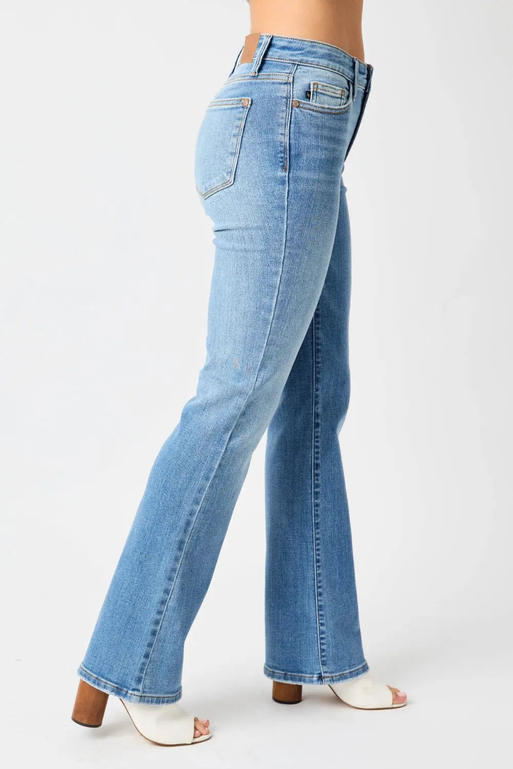 Judy Blue Full Size High Waist Straight Jeans Trendsi