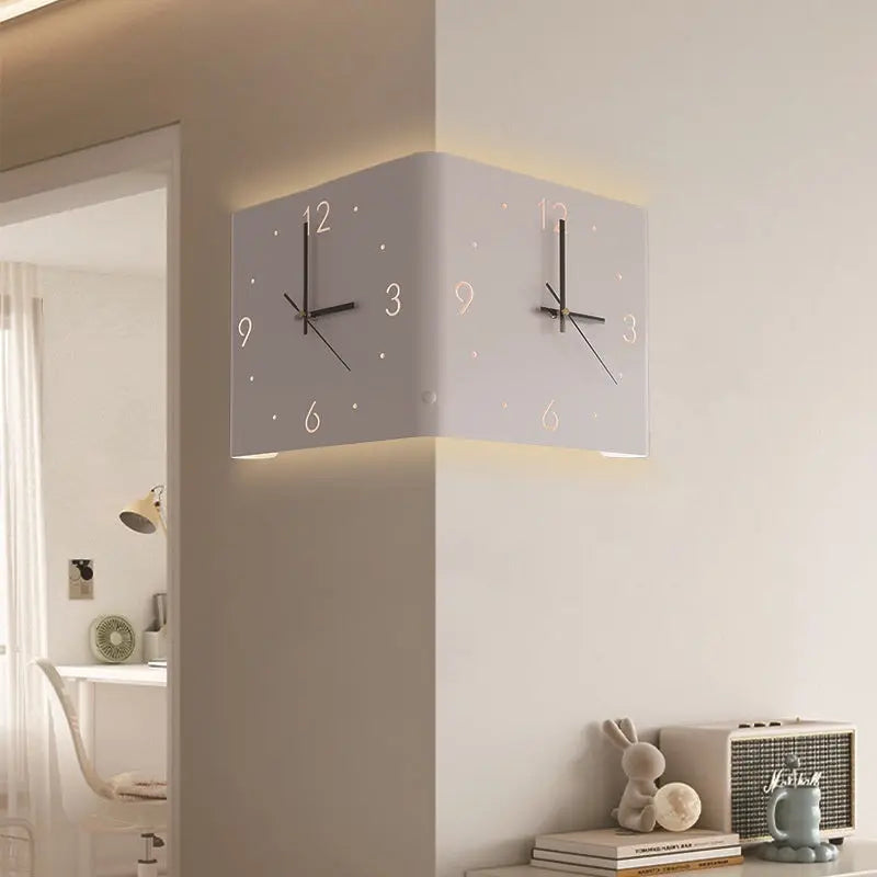 Living Room Stickers Wall Clocks Creative Angle Clock Yiwu Renfan Trading Co., LTD