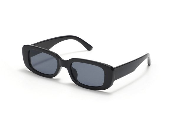 Retro Vintage Slim Rectangle Fashion Sunglasses - Pure Serenity DBA