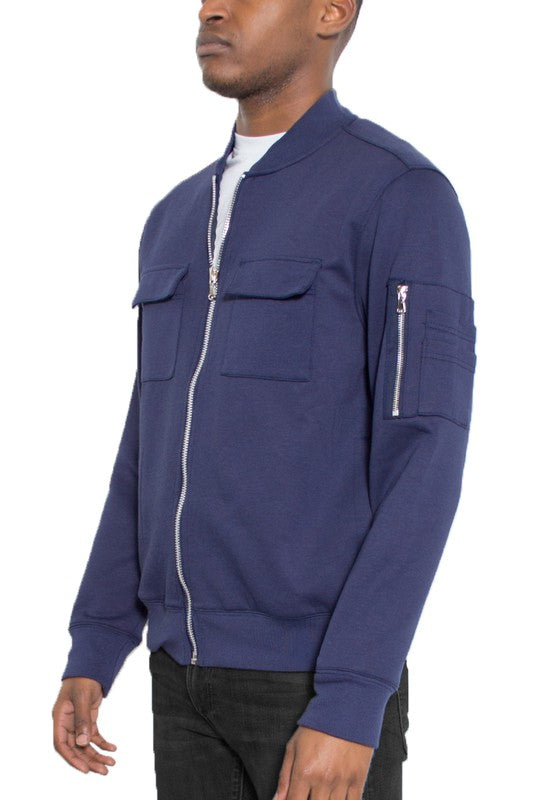 Cotton Zip Up Light Weight Jacket - Pure Serenity DBA