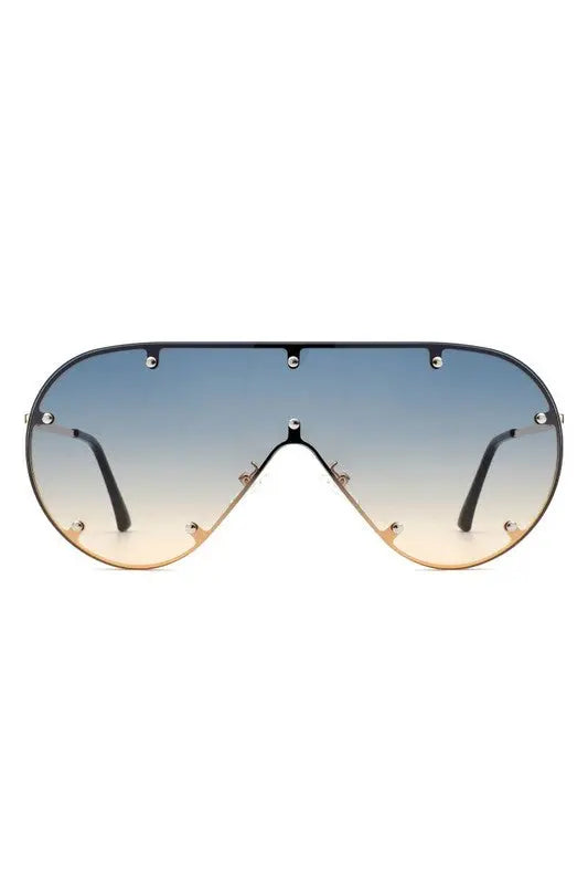 Retro Oversize Aviator Fashion Sunglasses Cramilo Eyewear